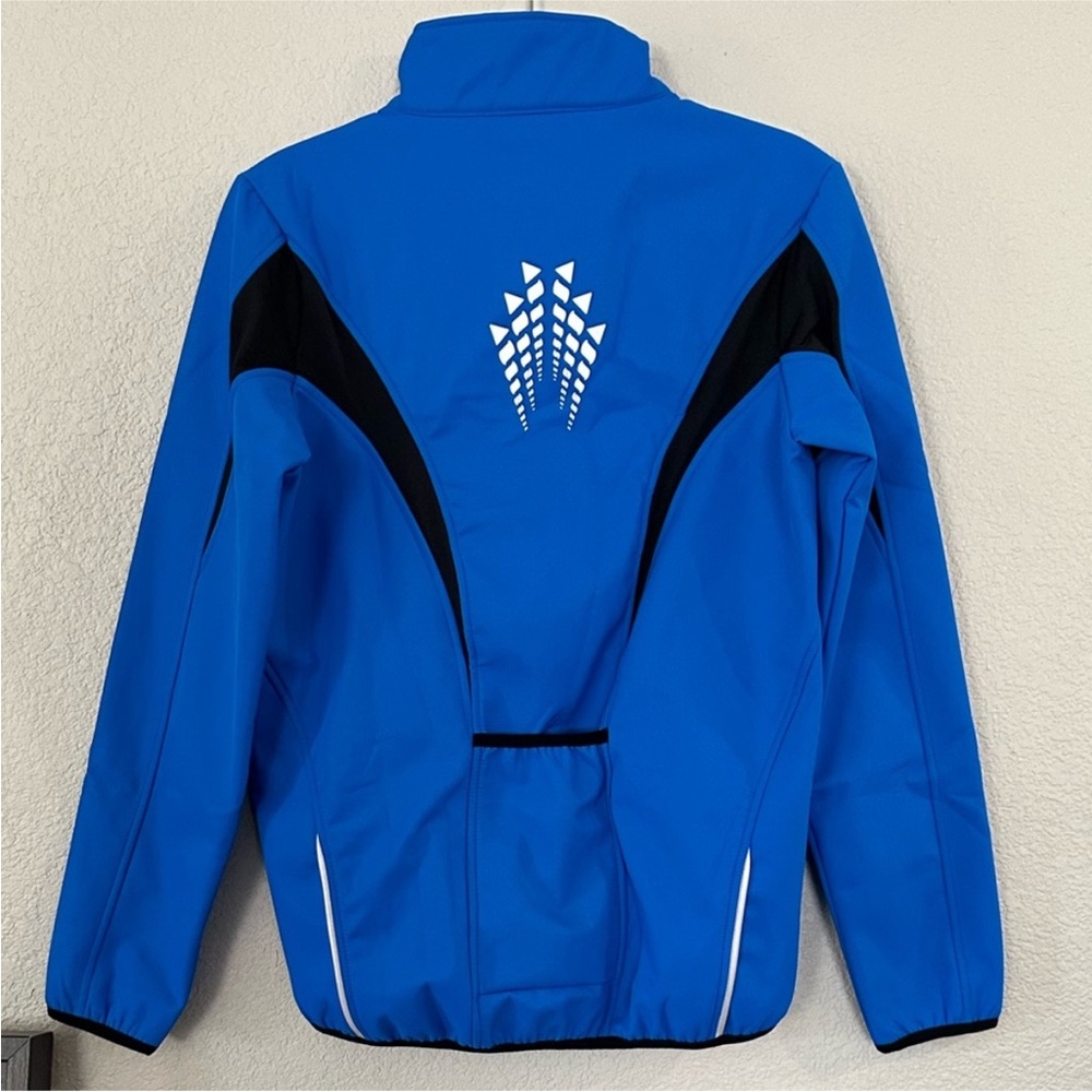 New! Cycearth Warmup Thermal Softshell Cycling Jacket Wind & Waterproof - Picture 9 of 11